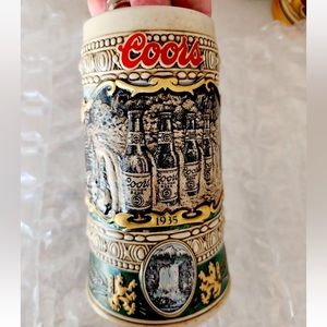 Coors 1990 beer stein